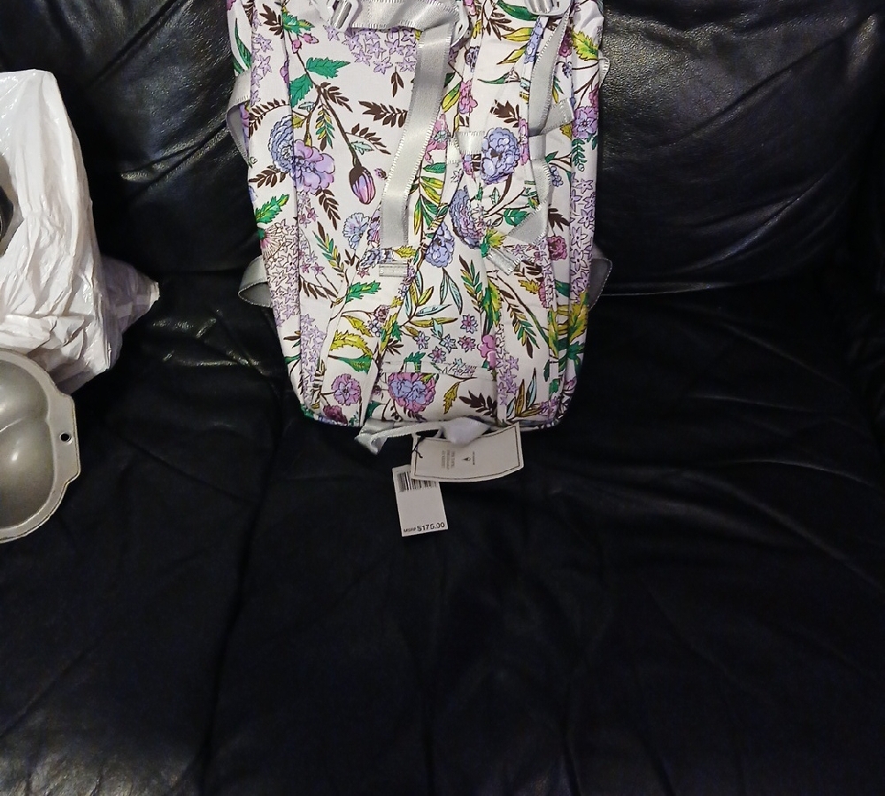 Vera Bradley Purple Floral Travel Bag - Picture 3 of 4